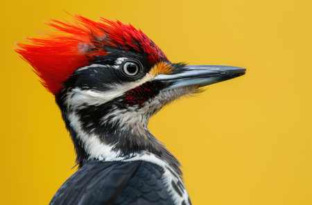 Colorful woodpecker with vibrant feathersの素材