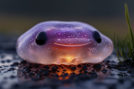 Glowing Mushroom in Mystical Forestの素材
