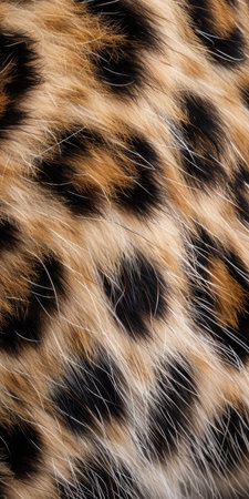 close-up of soft furry animal textureの素材