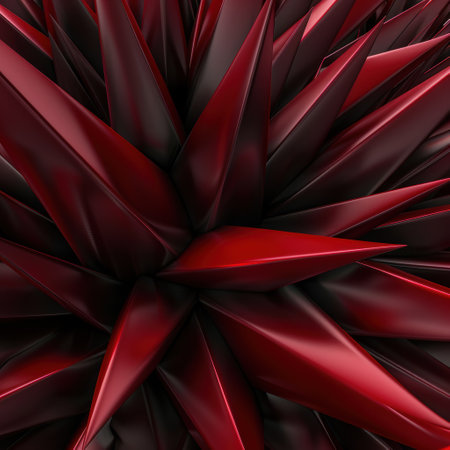 abstract geometric red and black shapesの素材