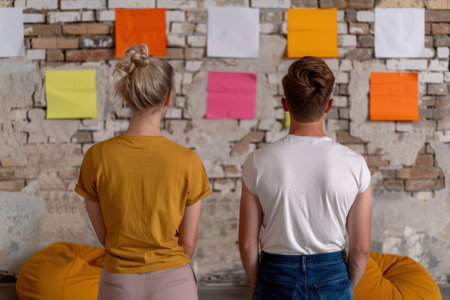 Colorful wall art inspires creativityの素材