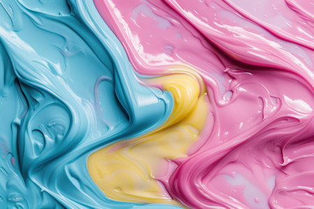 abstract fluid art background with vibrant colorsの素材