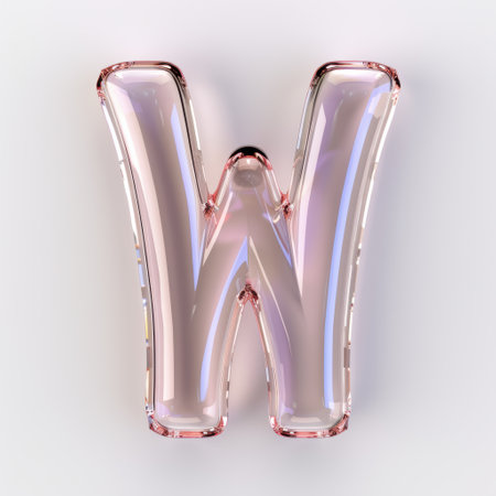 Elegant glass sculpture with pink and purple tonesの素材