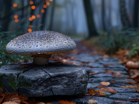 Magical mushroom in the forestの素材