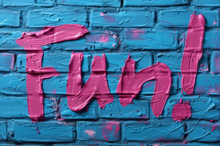 Vibrant abstract graffiti wall artの素材