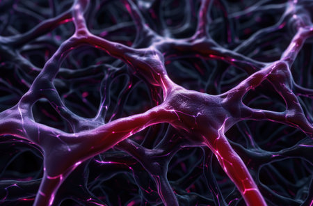 Intricate neural network connectionsの素材