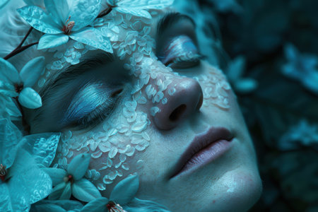 Ethereal floral portraitの素材