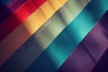 Vibrant abstract background with diagonal stripesの素材