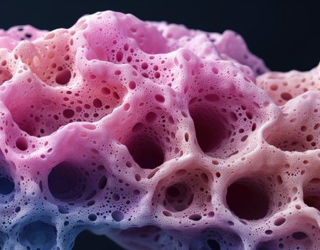 Vibrant abstract cellular structureの素材