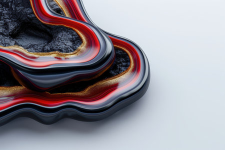 abstract fluid art background with vibrant colorsの素材