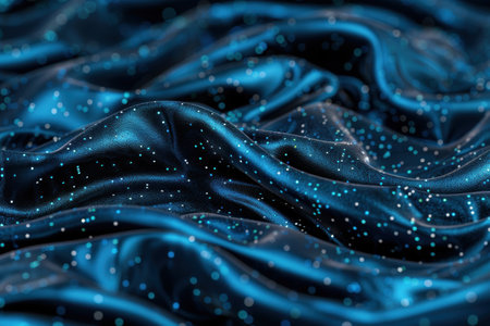 Shimmering blue abstract backgroundの素材