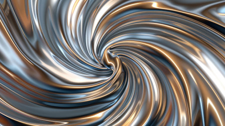 Swirling metallic abstract backgroundの素材