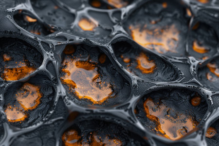 Intricate patterns of molten rockの素材