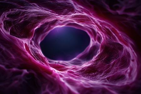Vibrant abstract swirling energy backgroundの素材
