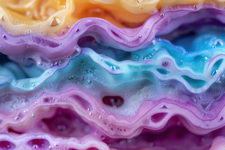 Vibrant abstract fluid art backgroundの素材