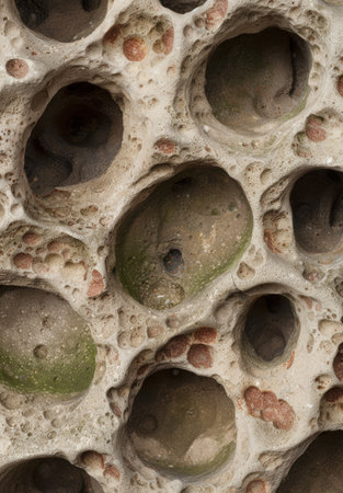 Closeup of natural rock formationsの素材