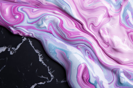 Vibrant abstract fluid art backgroundの素材