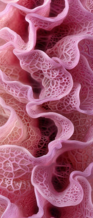 Intricate pink floral patternの素材