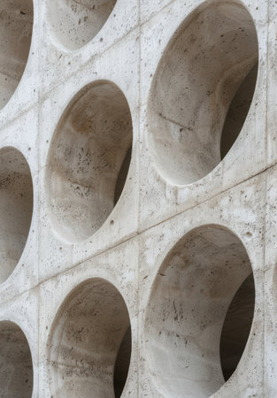 Abstract architectural pattern in concreteの素材