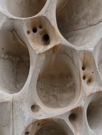 Intricate natural rock formationの素材