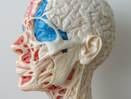 Detailed anatomical model of the human brainの素材