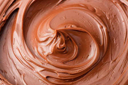 Smooth and creamy chocolate swirlの素材