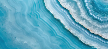 Mesmerizing abstract pattern of swirling turquoise and whiteの素材