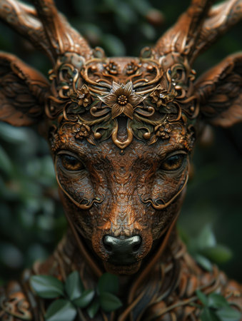 Ornate Woodland Creature Portraitの素材