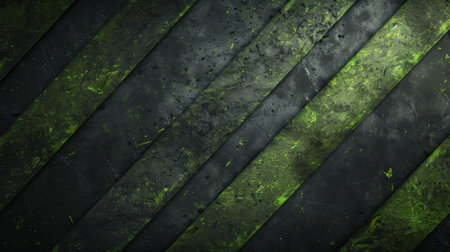 abstract grunge green and black diagonal backgroundの素材