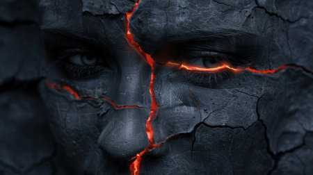 Intense Volcanic Eruption Faceの素材