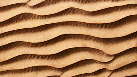 Textured sand dunes in desert landscapeの素材