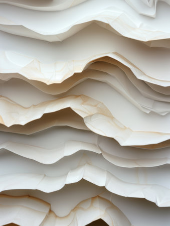abstract paper mountain landscapeの素材