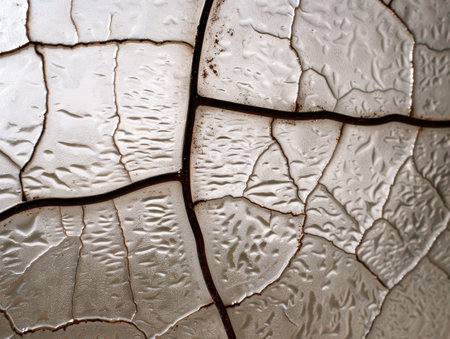 Cracked and dried earth textureの素材