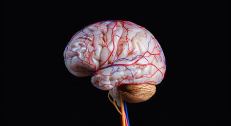 Detailed model of the human brainの素材