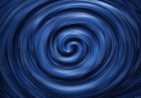Swirling blue abstract backgroundの素材