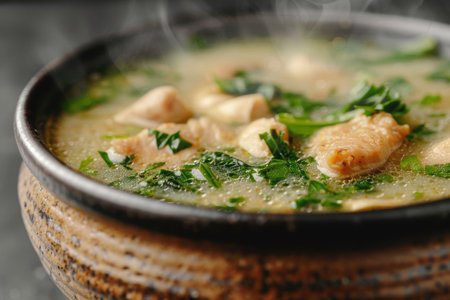 Hearty chicken and vegetable soupの素材