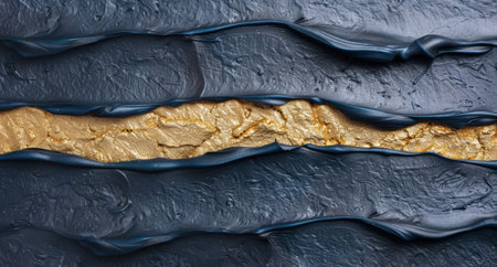 Textured black and gold abstract backgroundの素材