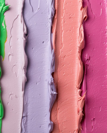 Vibrant abstract paint strokesの素材