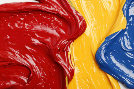 Vibrant abstract paint swirlsの素材