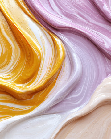 Vibrant abstract fluid art backgroundの素材