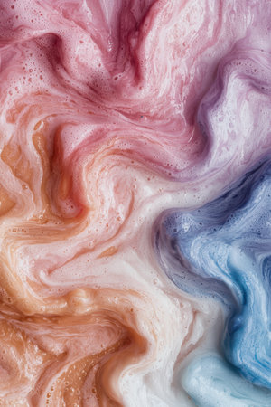 Vibrant abstract fluid art backgroundの素材