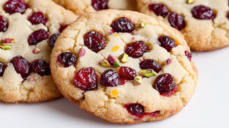 Homemade cranberry pistachio cookiesの素材