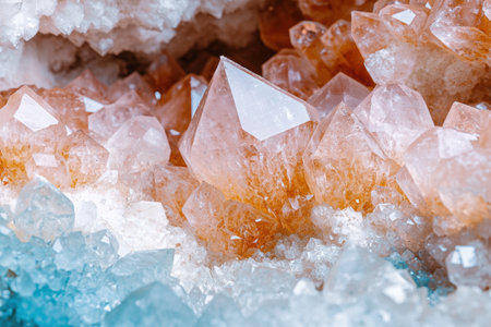 Vibrant Quartz Crystal Clusterの素材