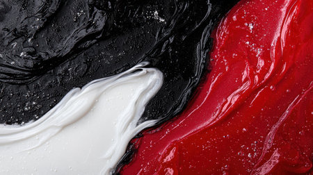 Contrasting textures and colors in abstract artの素材