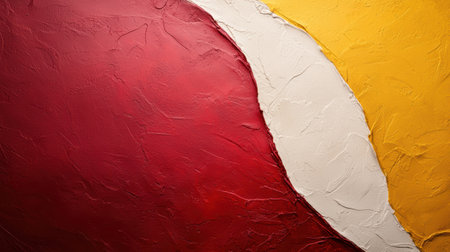 abstract textured painting in red and yellowの素材