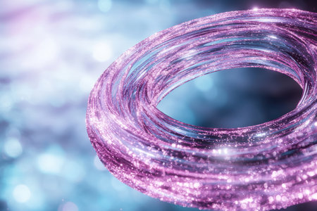Sparkling abstract swirling backgroundの素材
