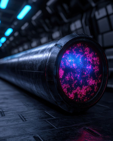 Futuristic Telescope Lens Revealing Cosmic Wondersの素材
