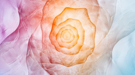 Vibrant rose petals in soft focusの素材