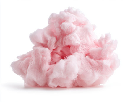 Soft and fluffy pink cotton candyの素材