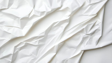 crumpled white paper texture backgroundの素材